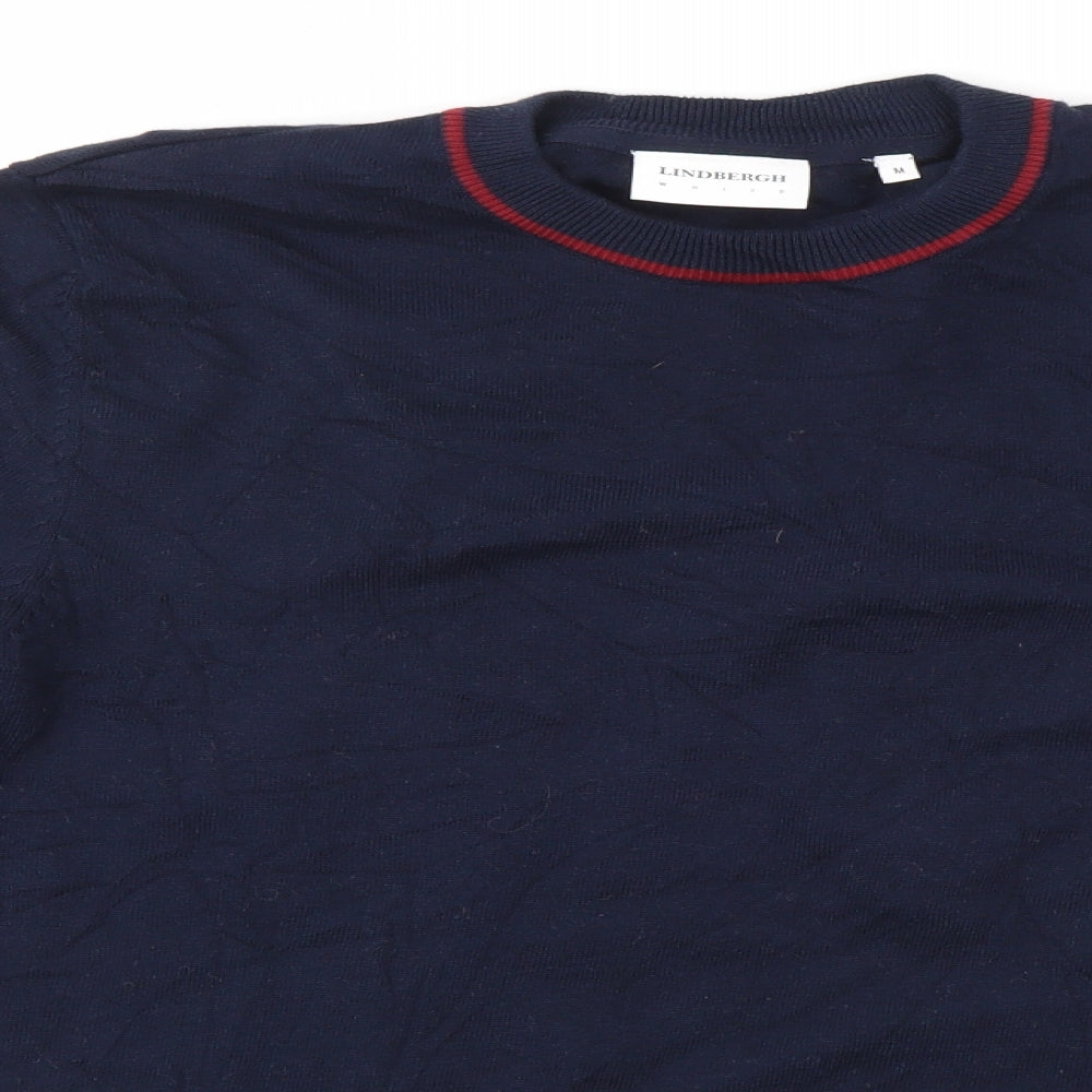 Lindbergh Mens Blue   Pullover Jumper Size M