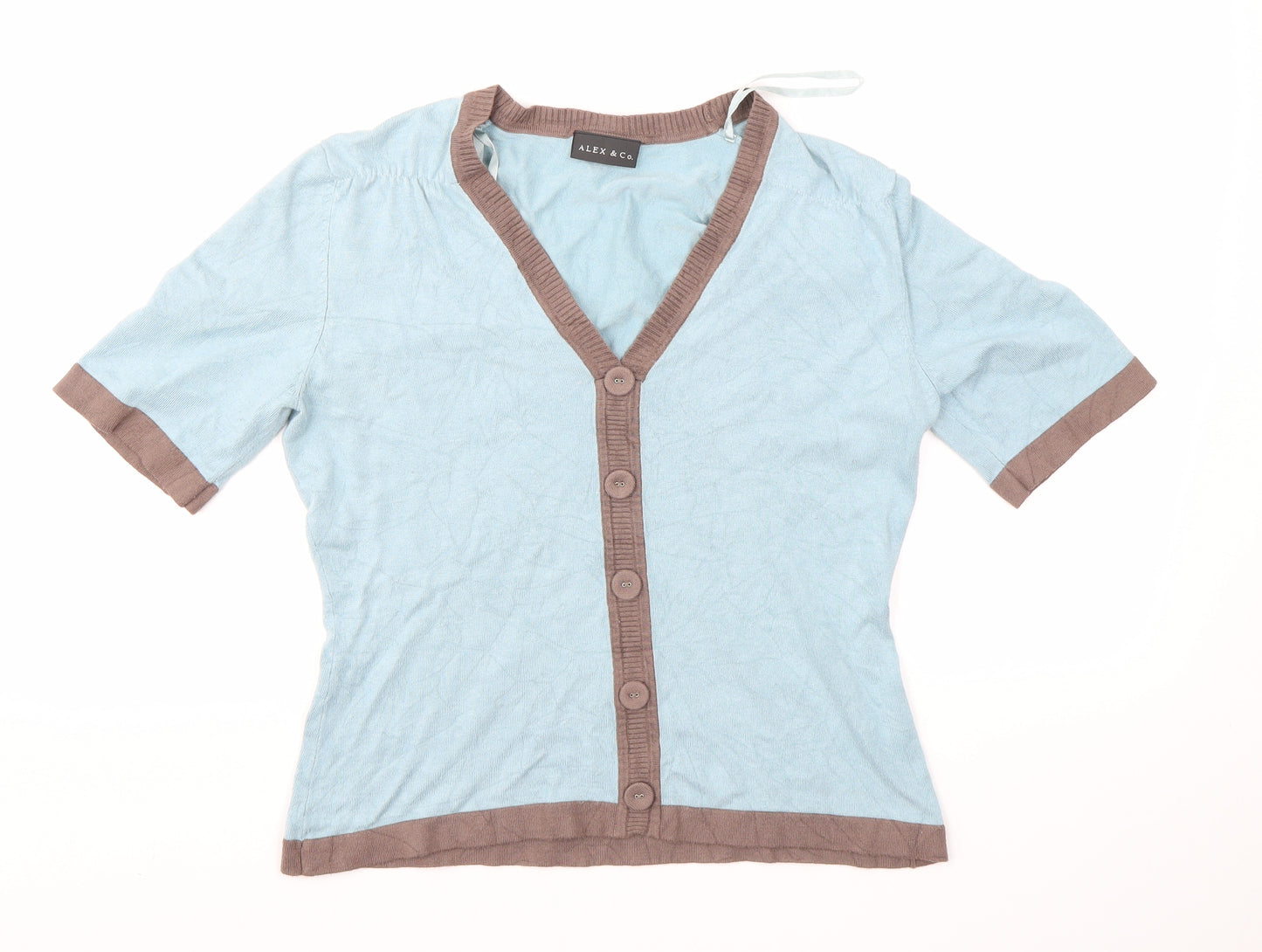 Alex & Co Womens Blue   Cardigan Jumper Size 12