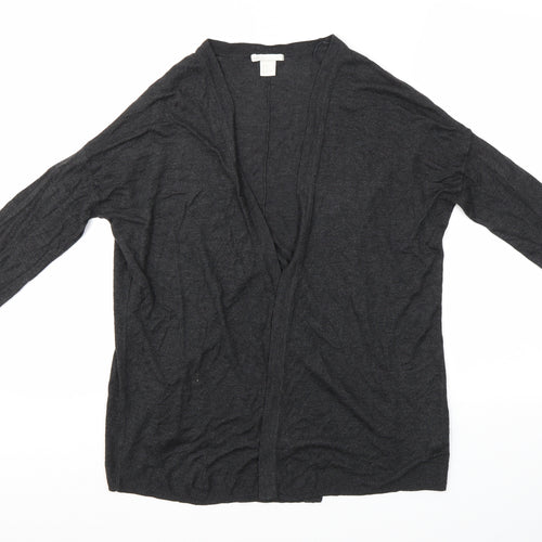 H&M Womens Grey   Cardigan Jumper Size M