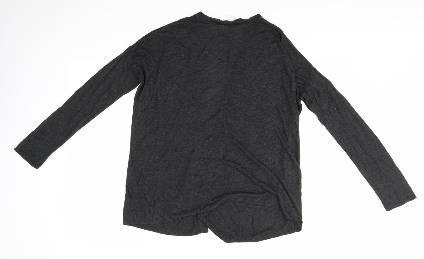 H&M Womens Grey   Cardigan Jumper Size M