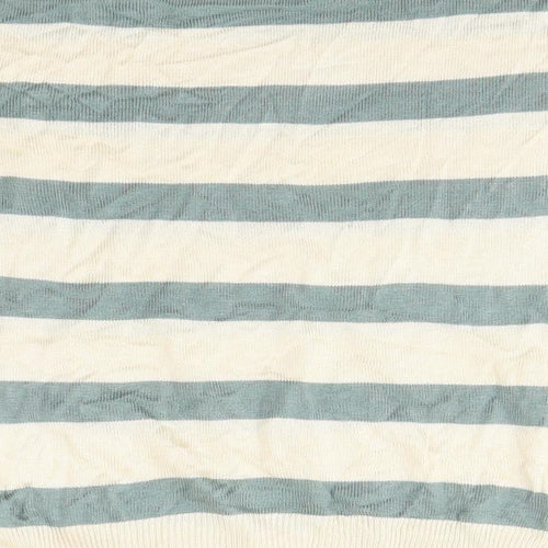 Mix Mens Multicoloured Striped  Pullover Jumper Size L