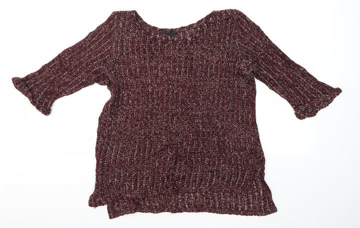 Topshop Womens Brown   Pullover Jumper Size 8