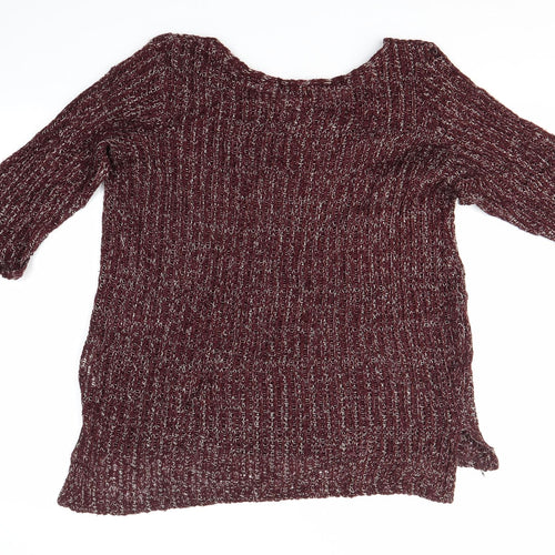 Topshop Womens Brown   Pullover Jumper Size 8