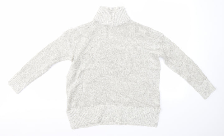 New Look Womens Grey Pullover Jumper Size S