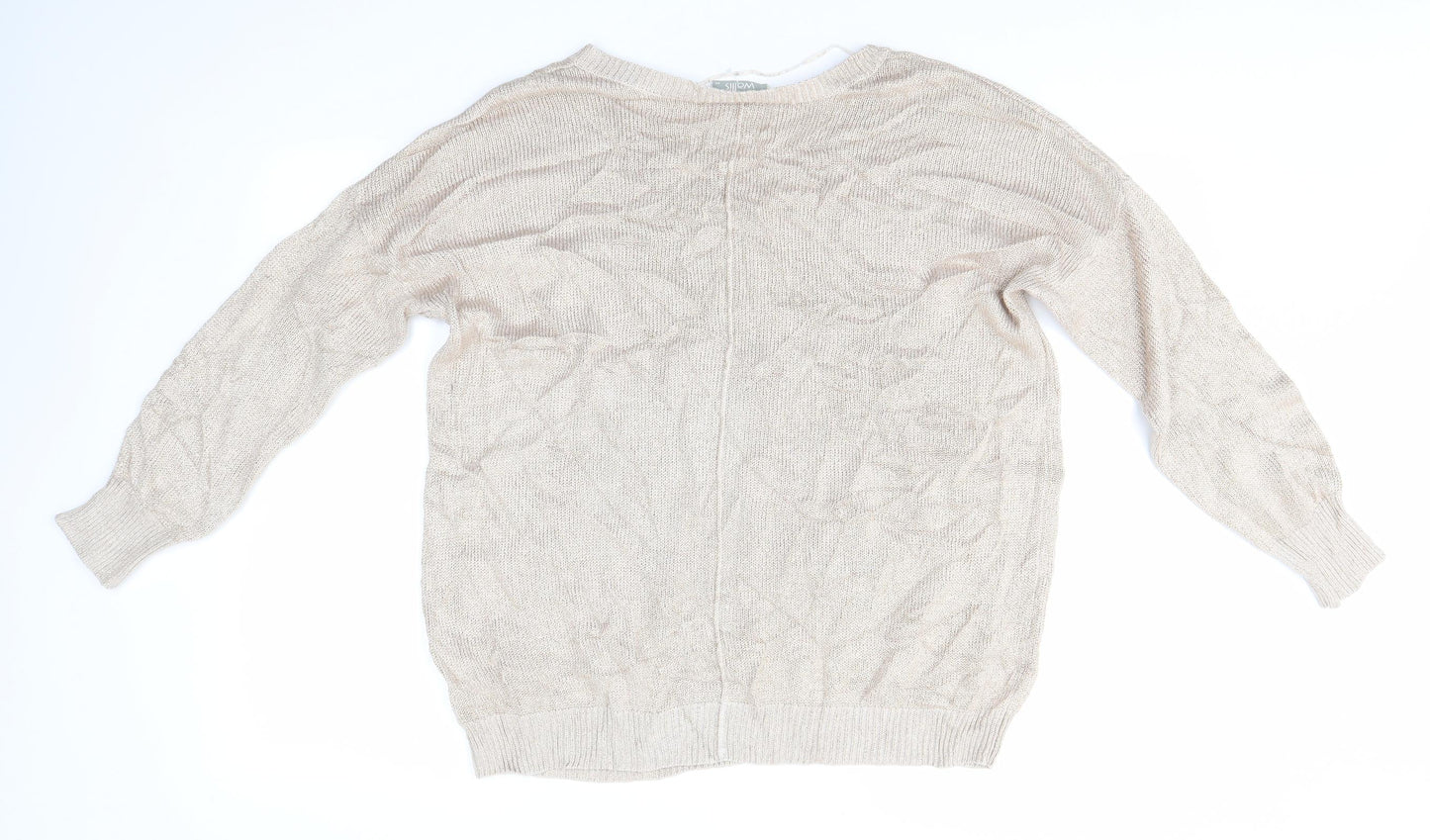 Wallis Womens Gold   Pullover Jumper Size M