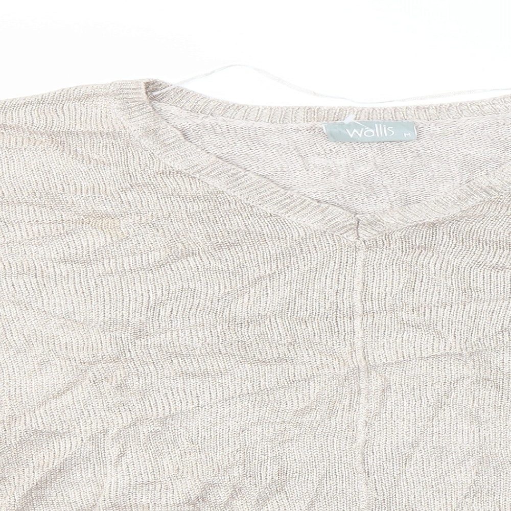 Wallis Womens Gold   Pullover Jumper Size M