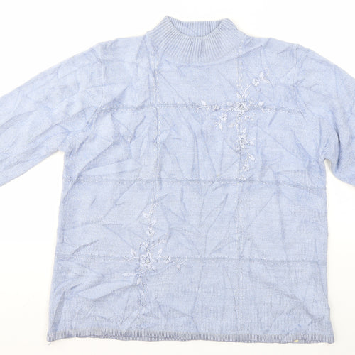 Fay Louise Womens Blue   Pullover Jumper Size L