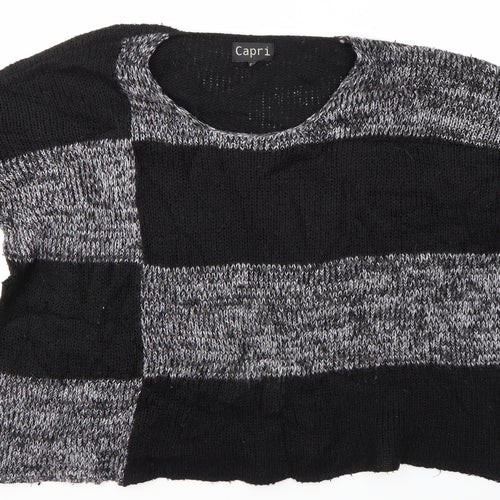 Capri Womens Black   Pullover Jumper Size S