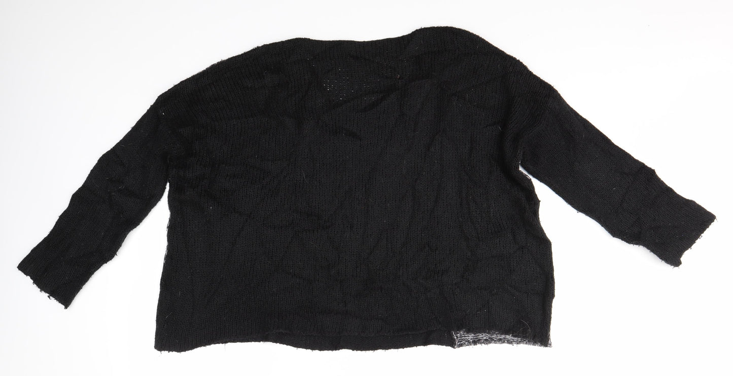 Capri Womens Black   Pullover Jumper Size S
