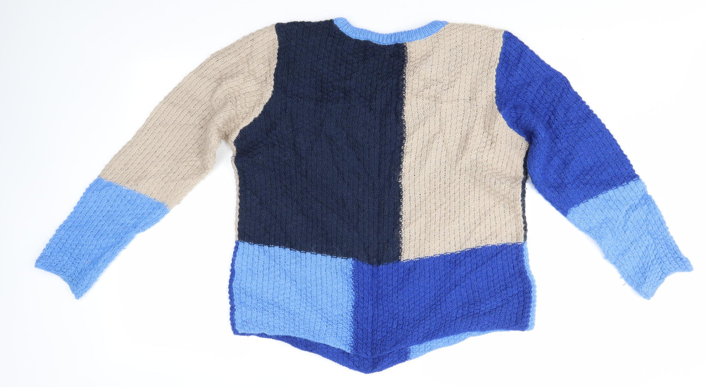 Fransa Womens Multicoloured   Pullover Jumper Size L
