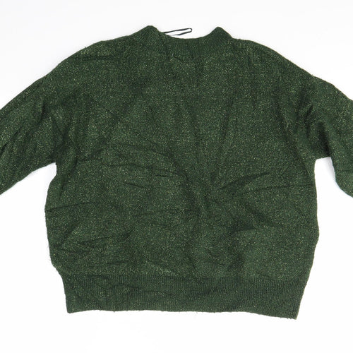 H&M Womens Green   Pullover Jumper Size S