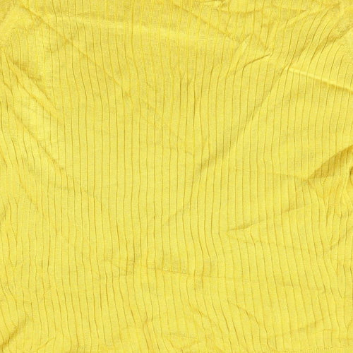 M&S Womens Yellow   Basic Blouse Size 20