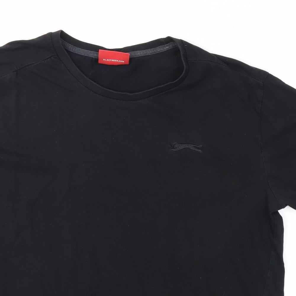 Slazenger Mens Black    T-Shirt Size S