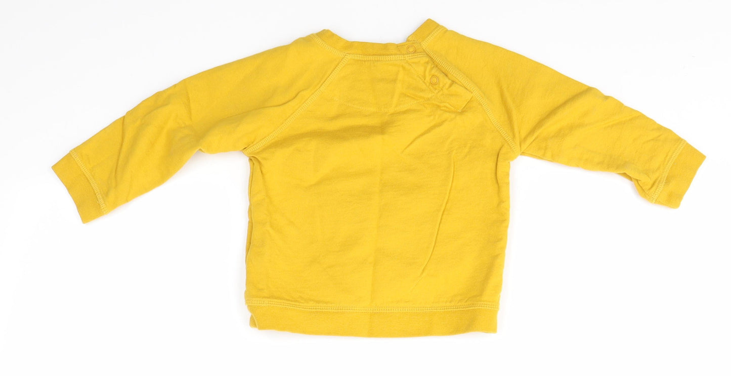 Blue Zoo Baby Yellow   Pullover Jumper Size 12-18 Months