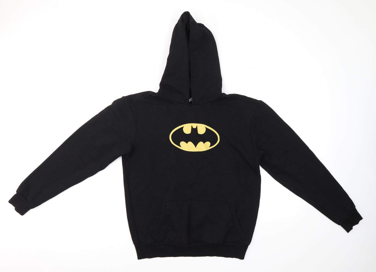 Primark Mens Black   Pullover Hoodie Size M  - Batman