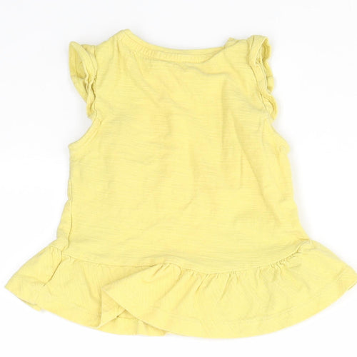 Mothercare Baby Yellow   Basic Blouse Size 9-12 Months