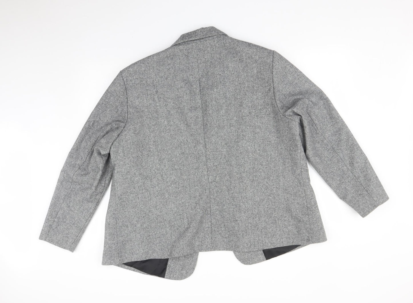 LES ESSENTIELS Womens Grey   Jacket Suit Jacket Size 24