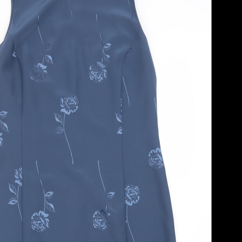 BONMARCHE Womens Blue Floral  Pencil Dress  Size 14