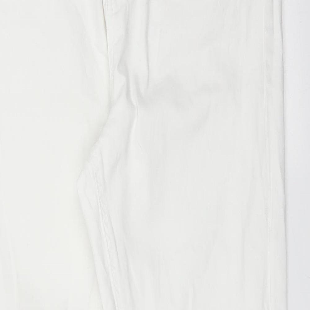 George Womens White   Skinny Jeans Size 14 L29 in