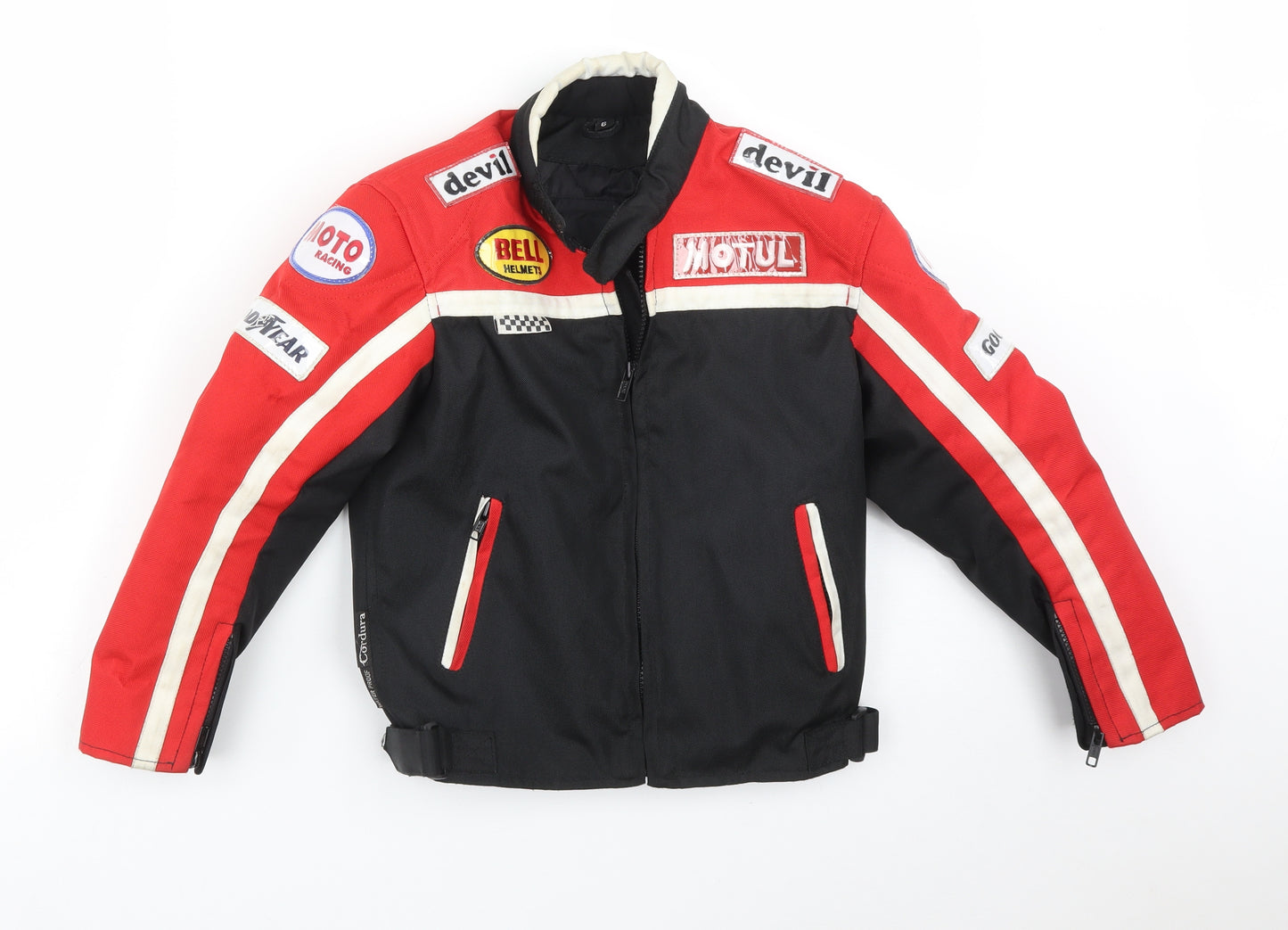 CORDURA Boys Multicoloured Colourblock  Biker Coat Size 6 Years