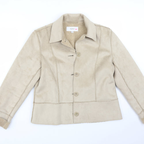 NEXT Womens Beige   Jacket Coat Size 12
