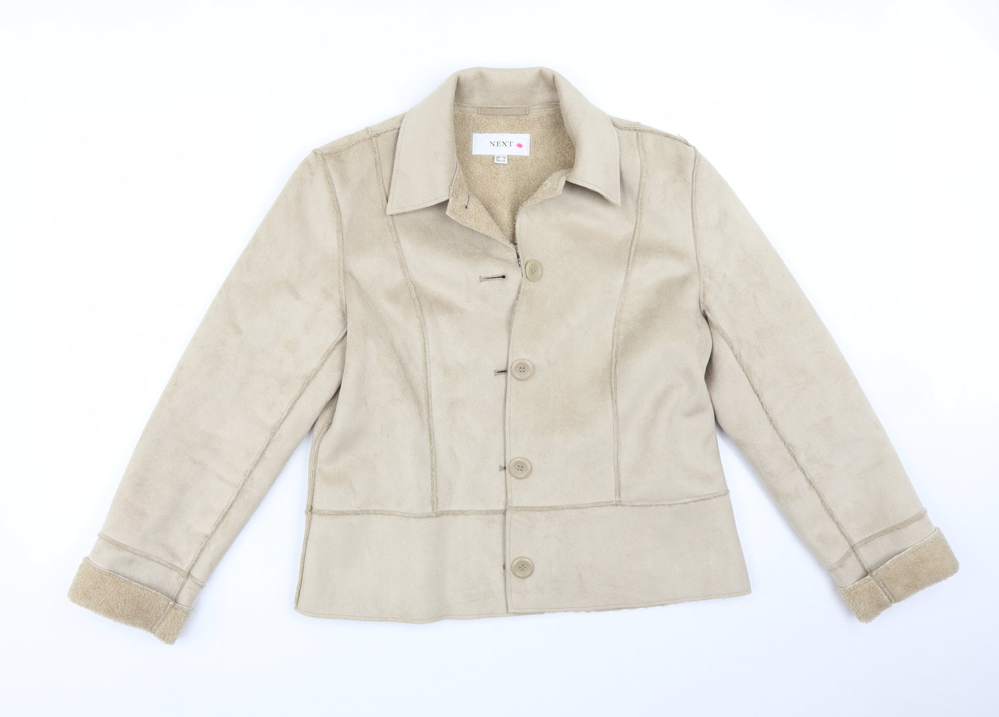 NEXT Womens Beige   Jacket Coat Size 12