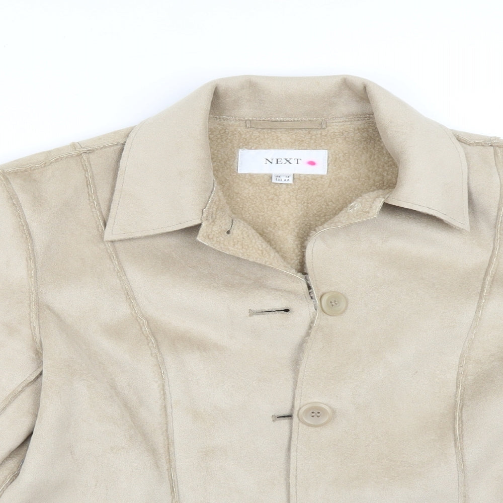 NEXT Womens Beige   Jacket Coat Size 12
