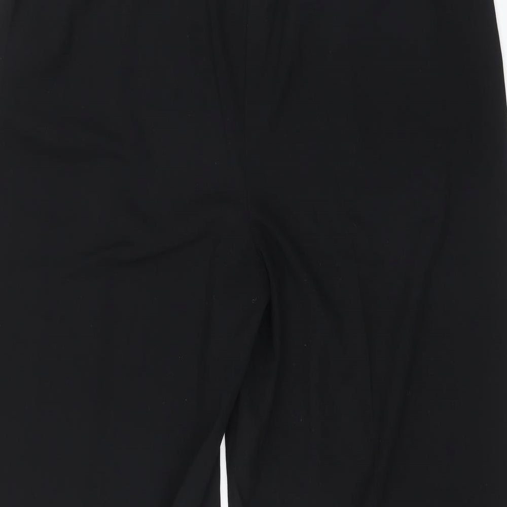 M&S Womens Black   Trousers  Size 18 L23 in