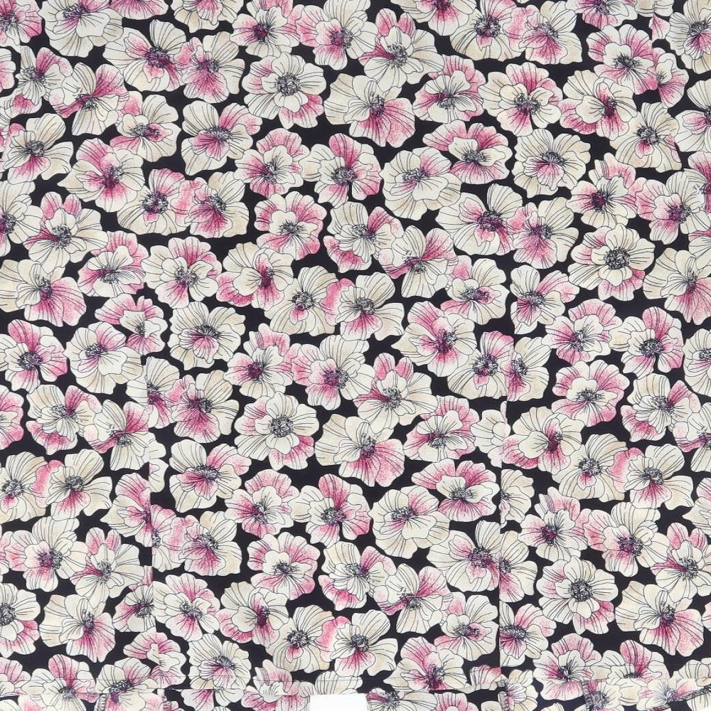 Eastex Womens Multicoloured Floral  Basic Button-Up Size 14