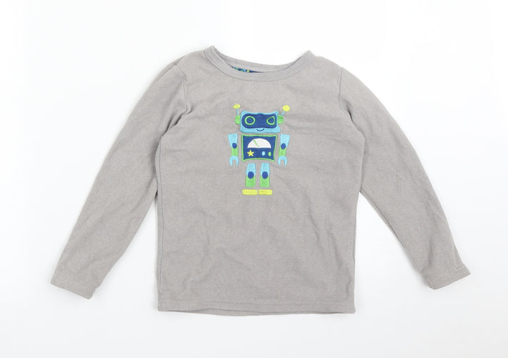 Primark Boys Grey Pullover Sweatshirt Size 6-7 Years - ROBOT