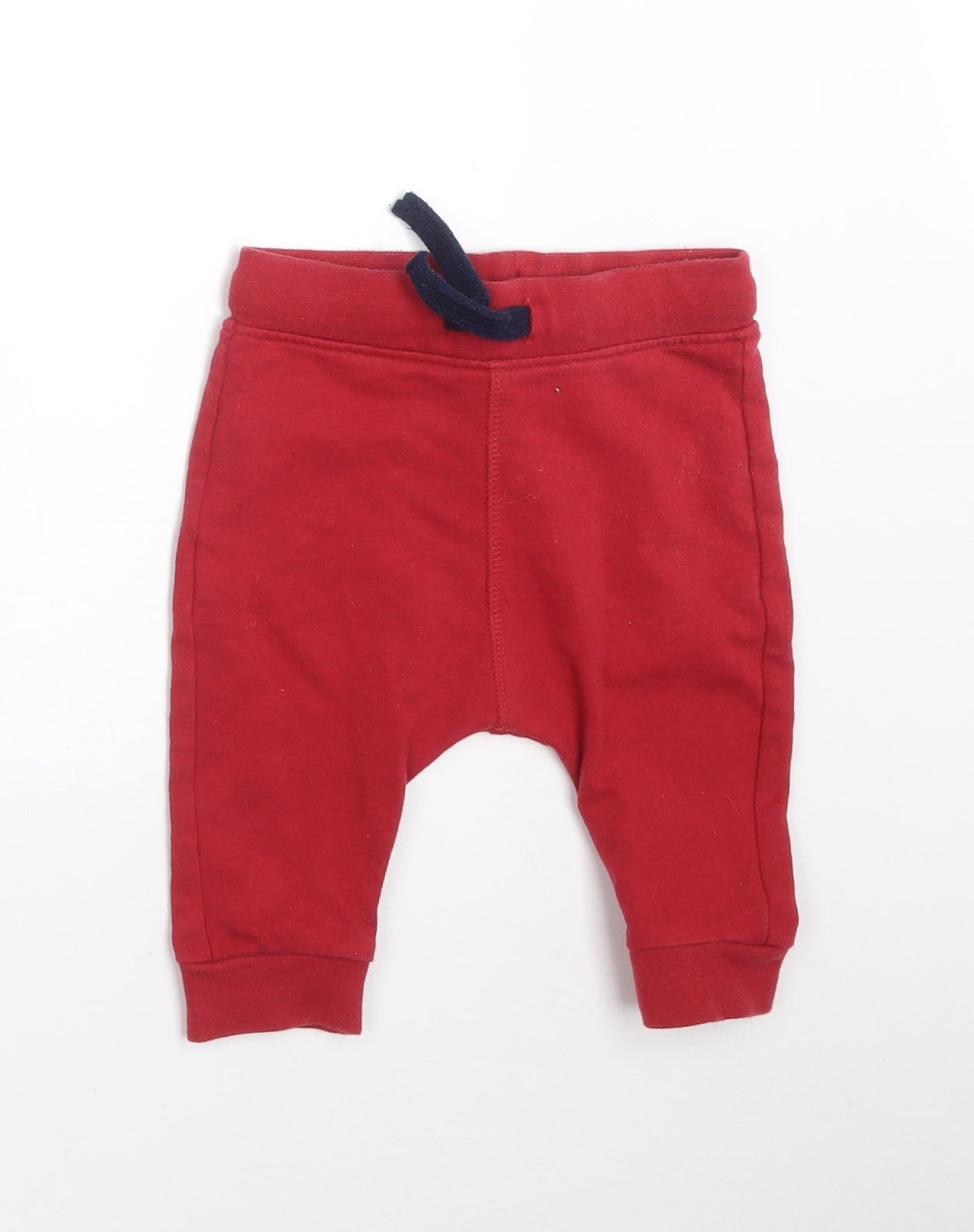 M&S Baby Red   Jogger Trousers Size 3-6 Months