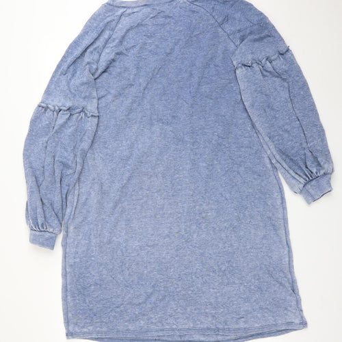Lane Bryant Womens Blue   Jumper Dress  Size 16