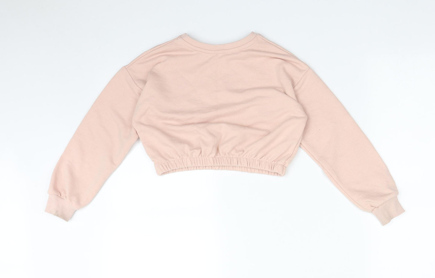 MISS EVIE Girls Pink   Pullover Sweatshirt Size 6-7 Years  - STAY STRONG
