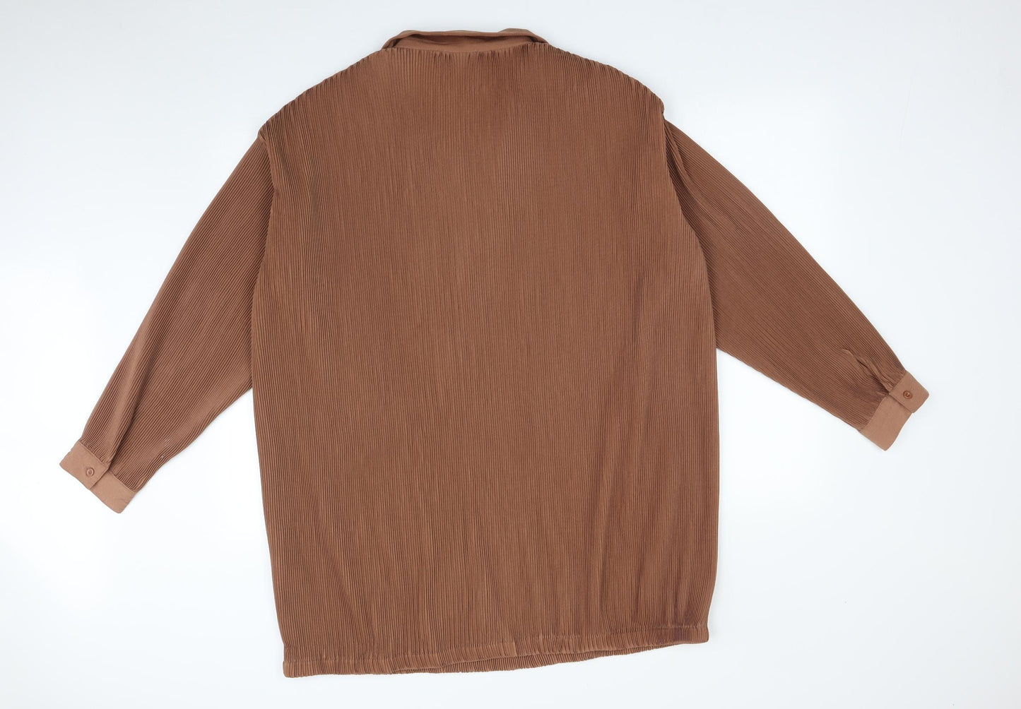 PRETTYLITTLETHING Womens Brown   Basic T-Shirt Size 14
