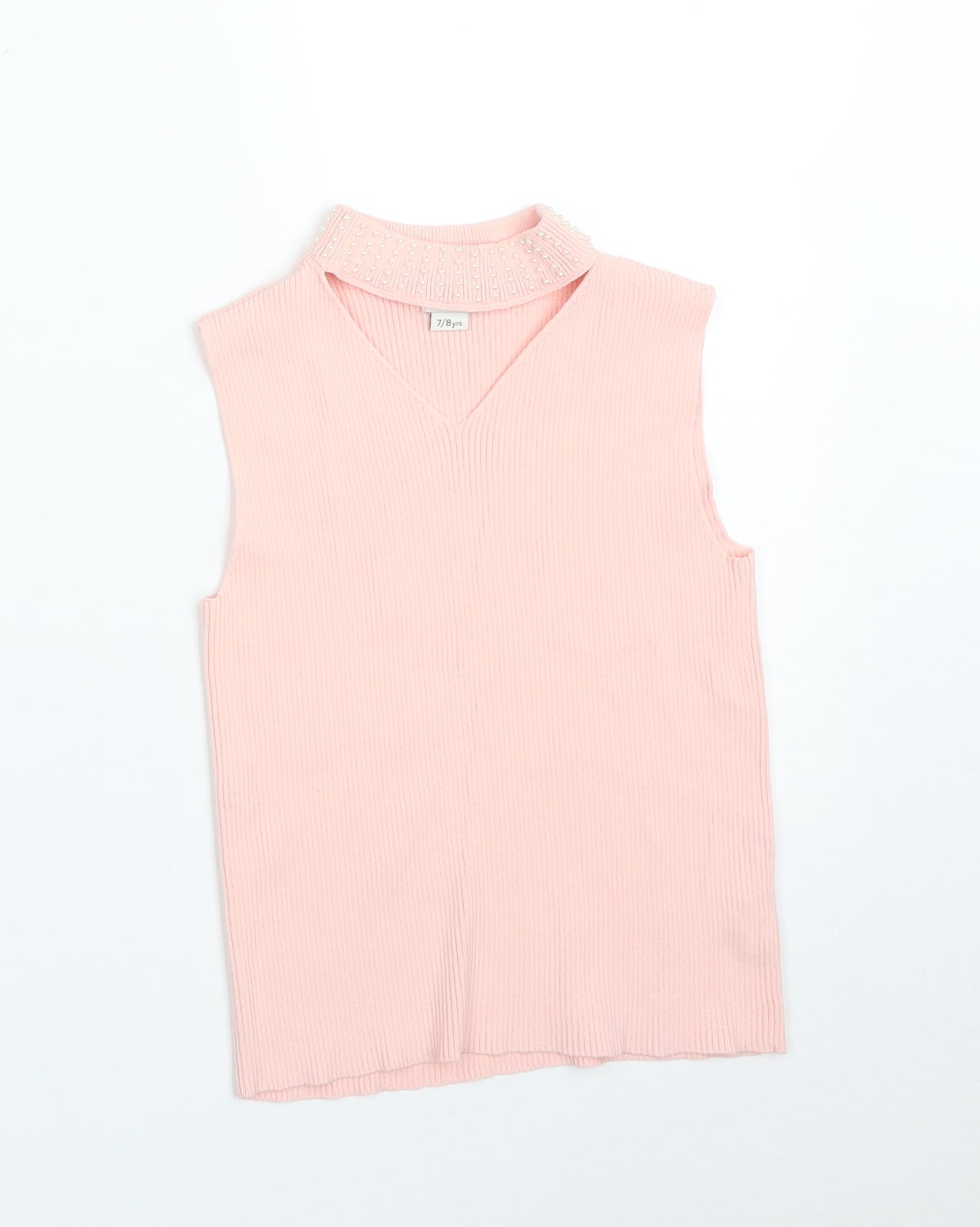 River Island Girls Pink   Basic T-Shirt Size 7-8 Years