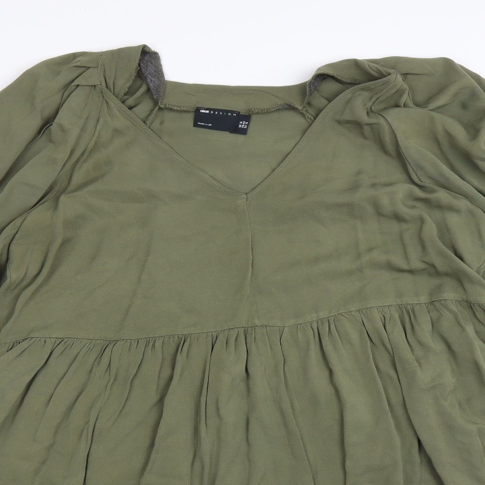 ASOS Womens Green   A-Line  Size 16