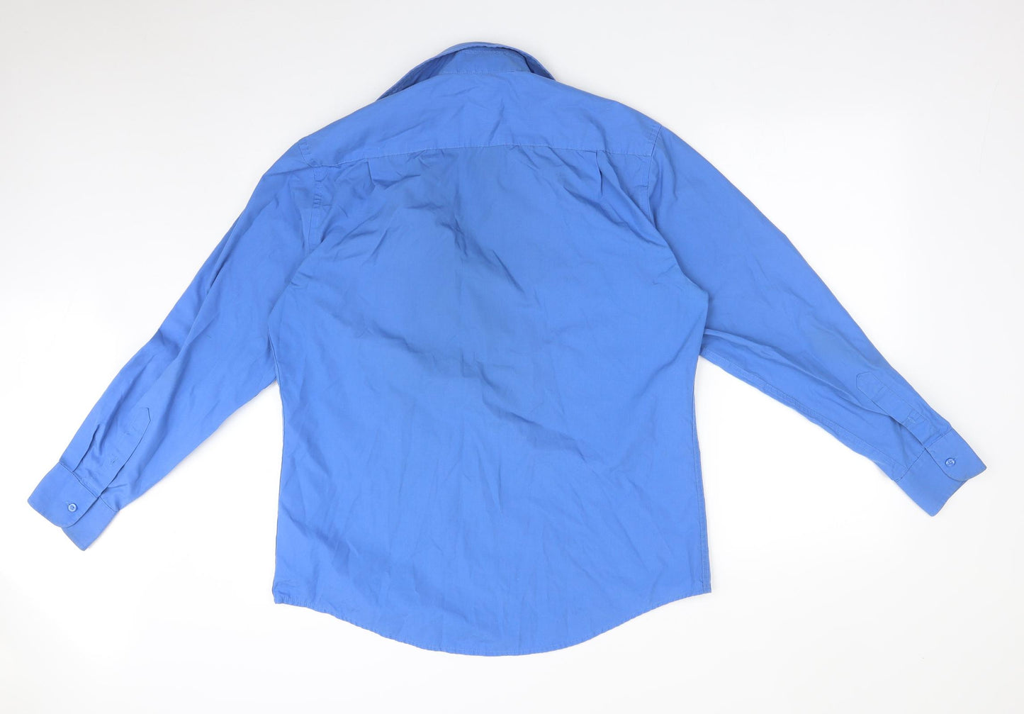 STAGECOACH Mens Blue    Button-Up Size 15.5