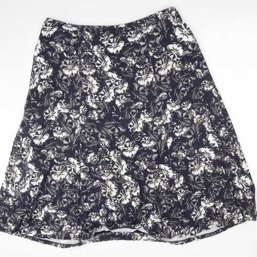 Eastex Womens Multicoloured Floral  Flare Skirt Size 20