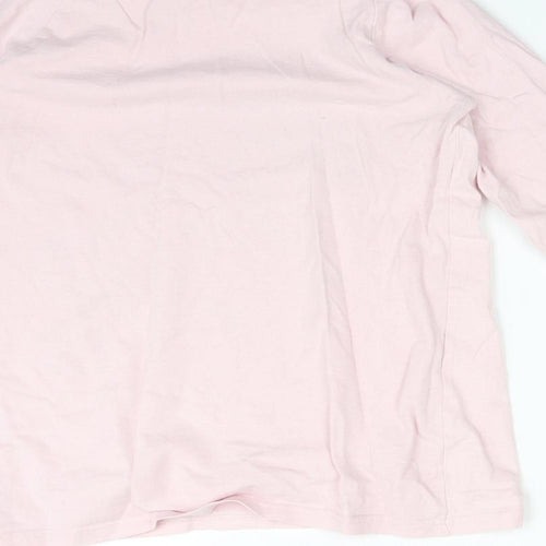 NEXT Girls Pink Solid   Pyjama Top Size 11 Years  - UNICORN RAINBOW