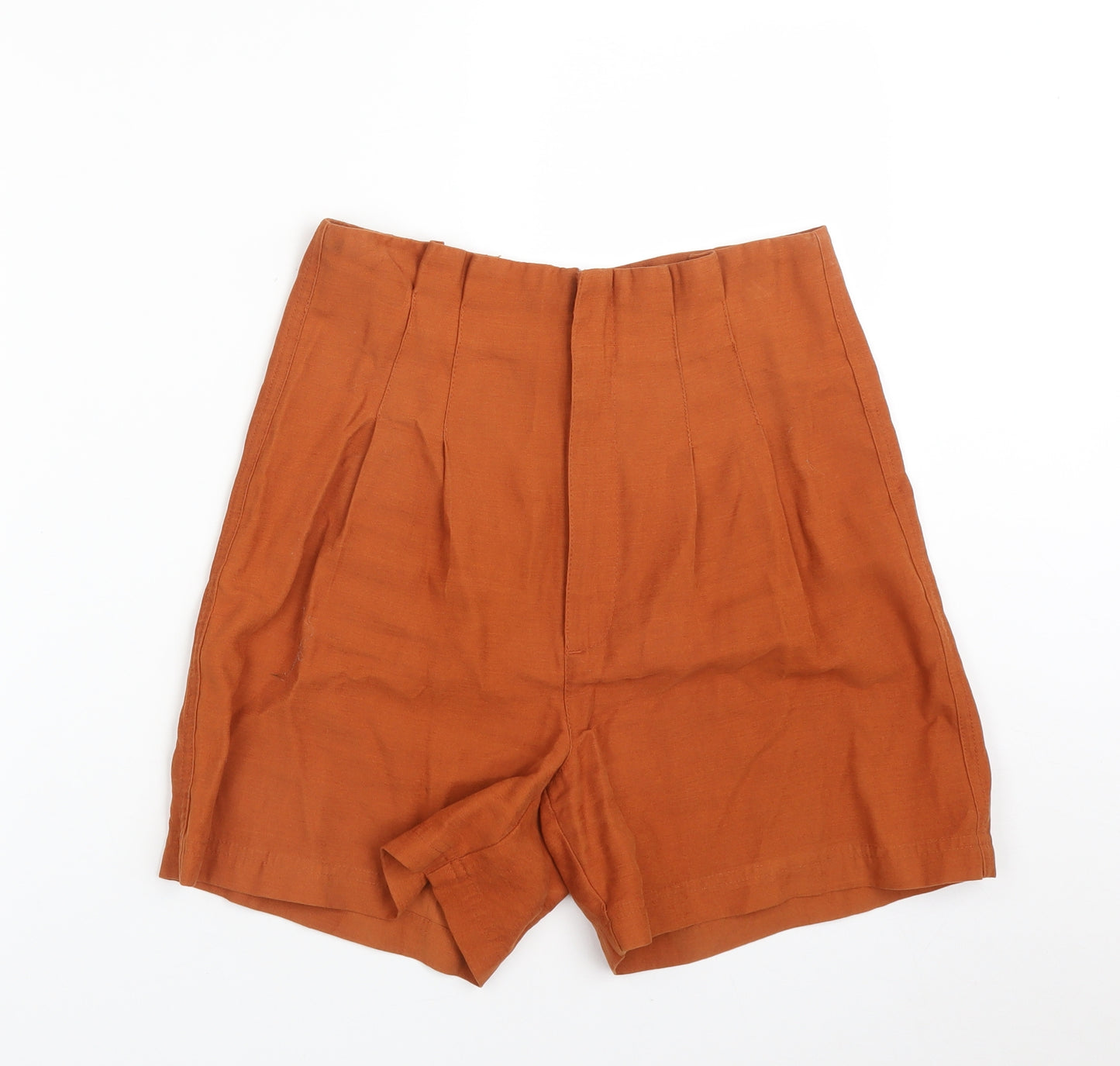 Miss Selfridge Womens Brown   Paperbag Shorts Size 8