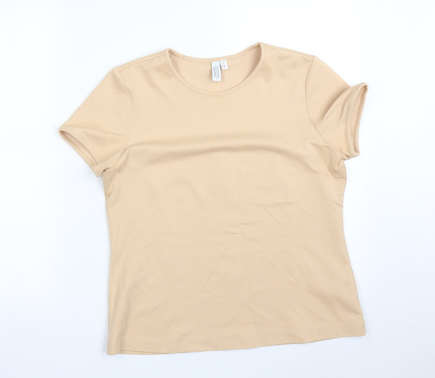 & Other Stories Womens Beige   Basic T-Shirt Size 14