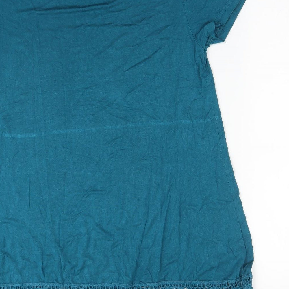 Preworn Womens Blue   Basic T-Shirt Size S