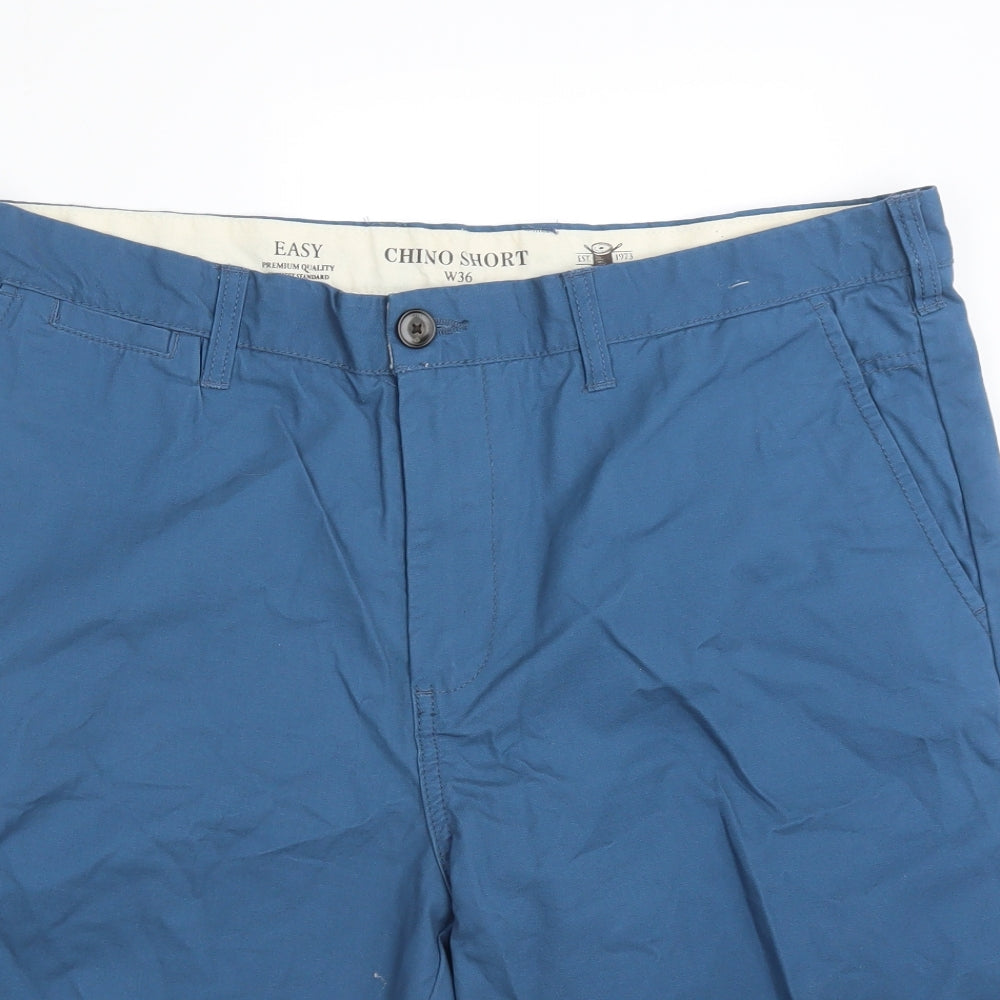 Easy Mens Blue   Chino Shorts Size 36