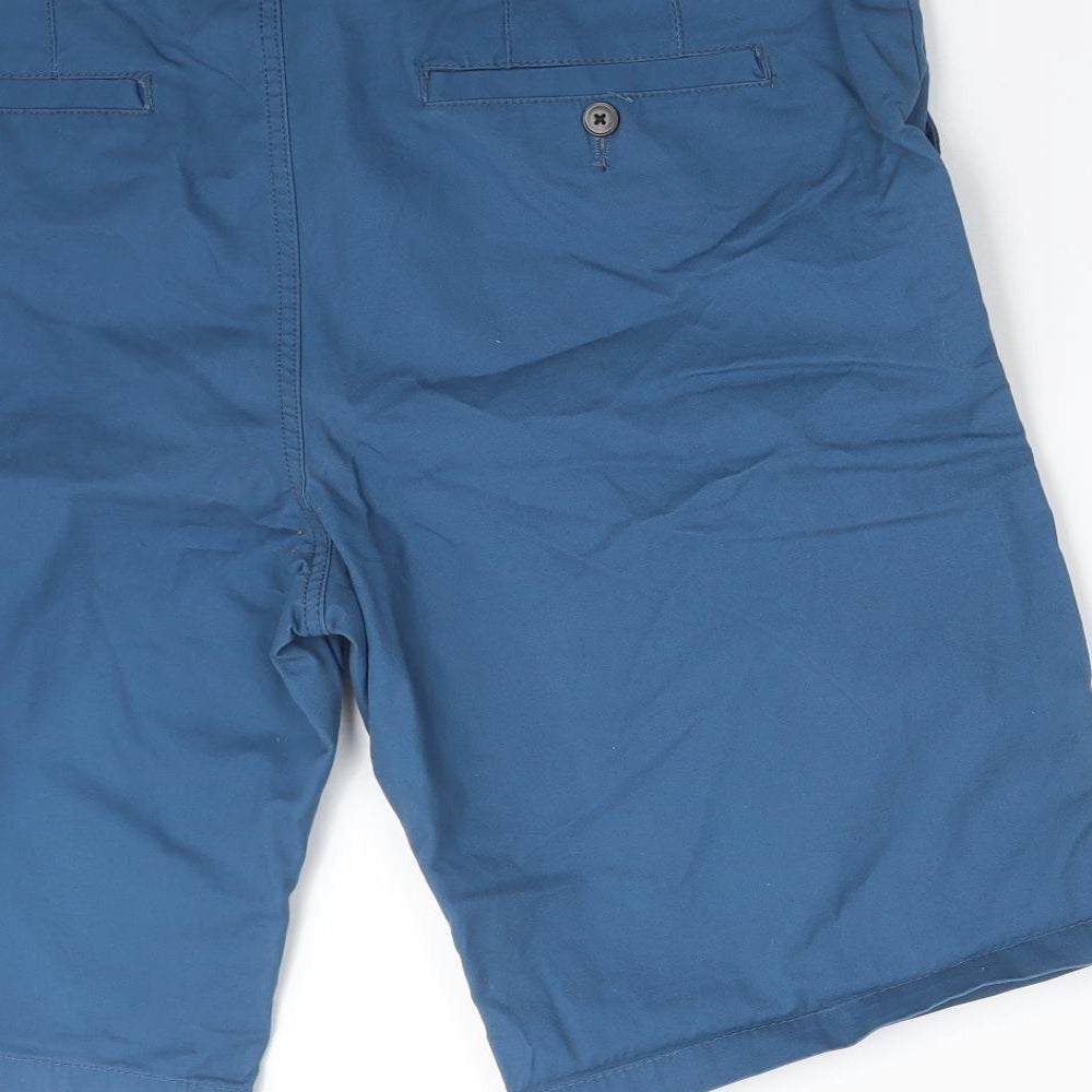 Easy Mens Blue   Chino Shorts Size 36