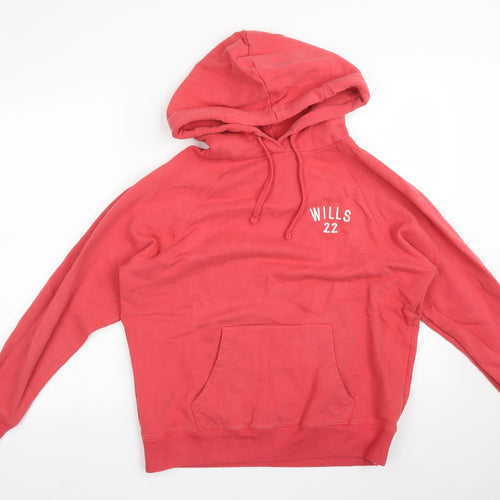 JACK WILLIS Womens Pink   Pullover Hoodie Size 14
