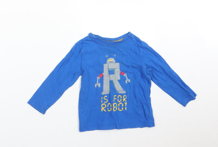 Gap Baby Blue   Basic T-Shirt Size 18-24 Months  - ROBOT