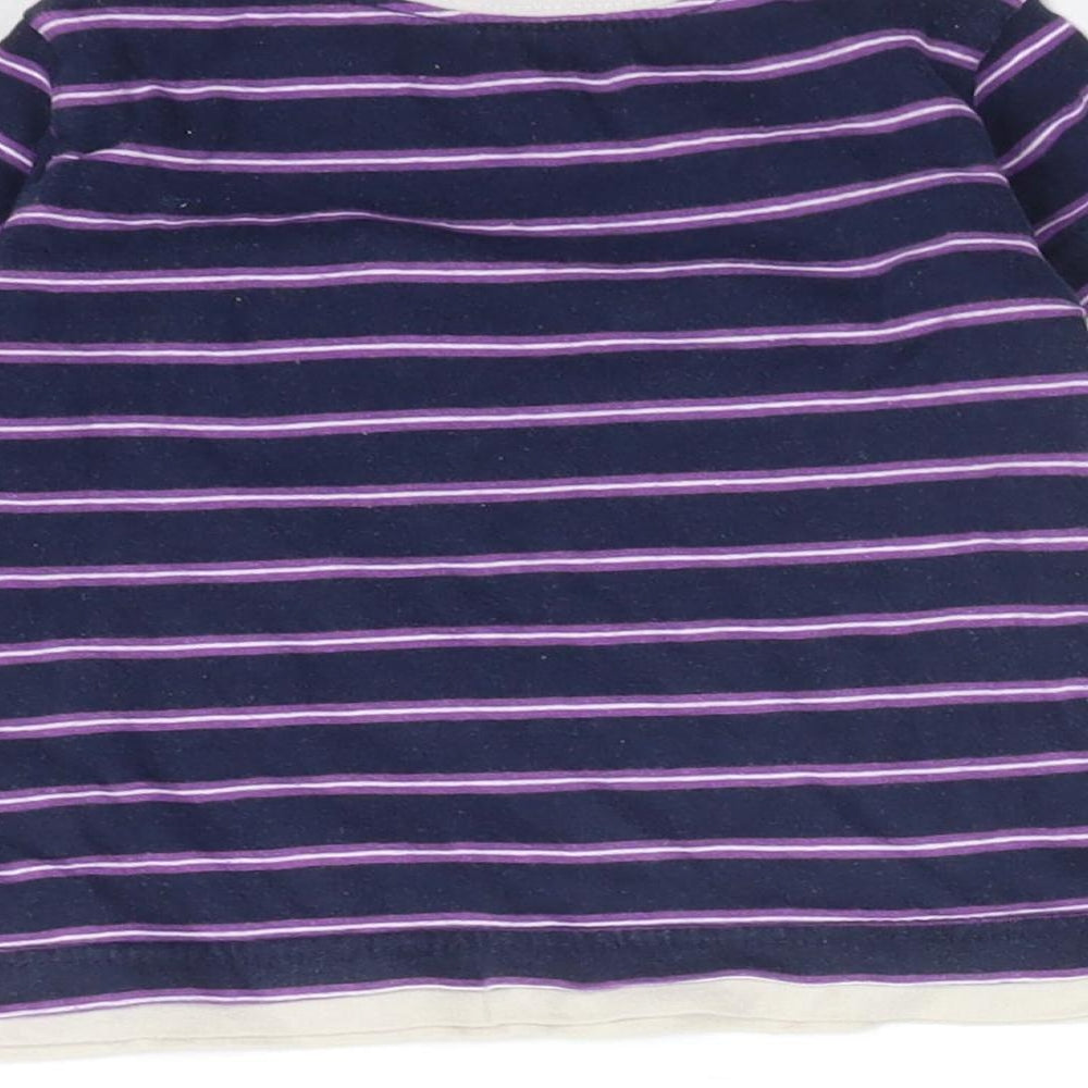 Preworn Baby Multicoloured Striped  Basic T-Shirt Size 6-9 Months  - FOREST TRACK WEST HARBOUR
