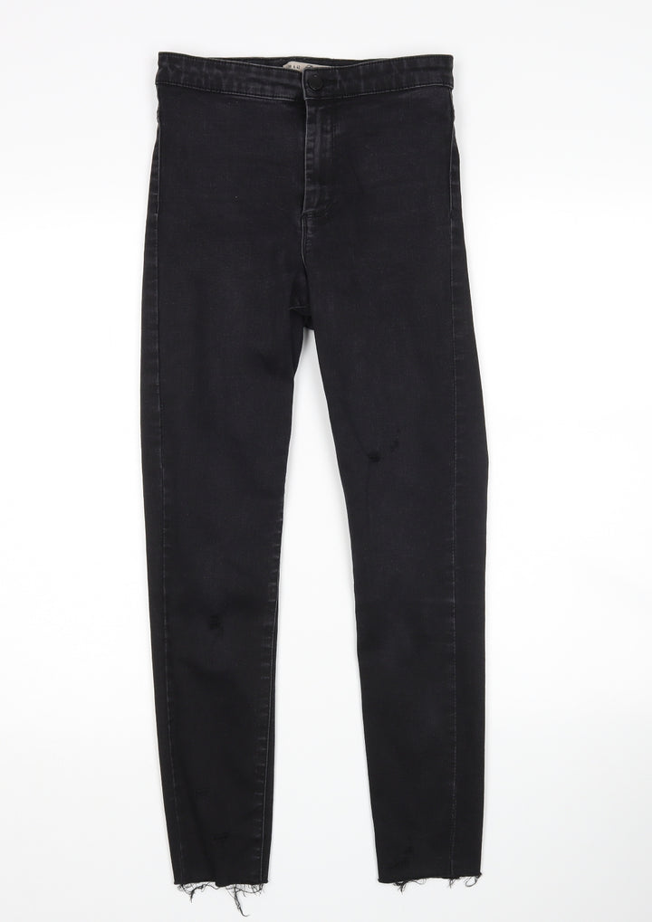 Denim Co Womens Black Skinny Jeans Size 10 L26 in