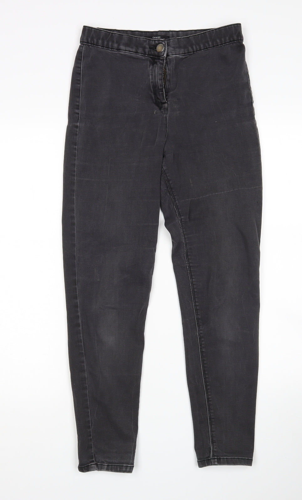 George Womens Black   Skinny Jeans Size 14 L26 in
