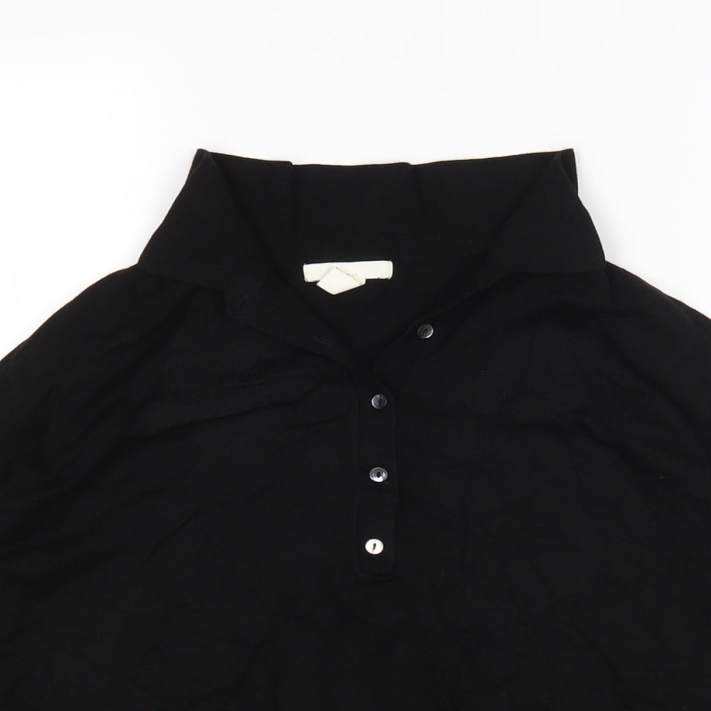 H&M Womens Black   Pullover Jumper Size L